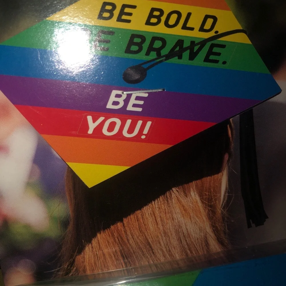 New Graduation Cap Hat for College or High School unisex Rainbow Colorful Y2K
